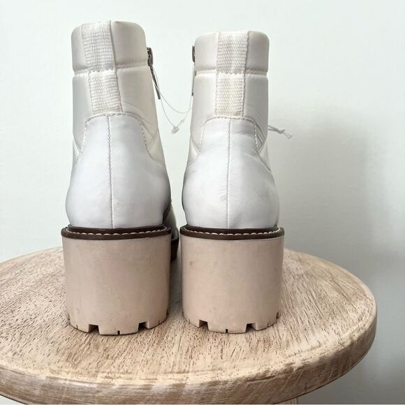 Blondo Daisy Waterproof Lug‎ Sole Boot in White Size 10 NWOB - Picture 7 of 12